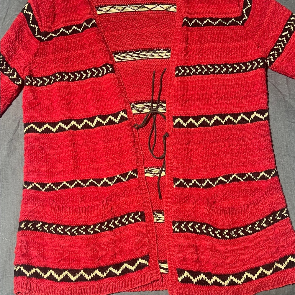 Vintage Ralph Lauren Hand Knit Cardigan - Picture 7 of 9
